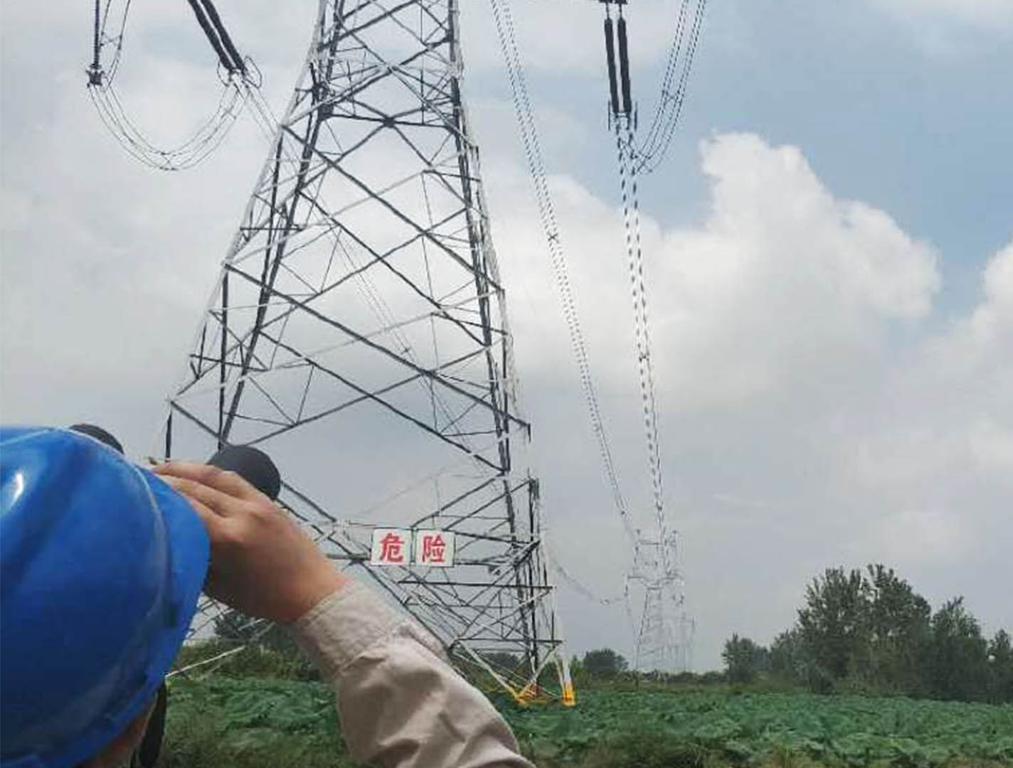 戶外熱轉印標識牌在電力輸電線路的應用